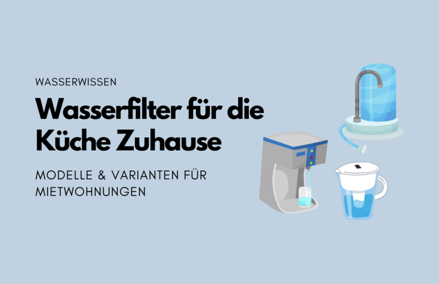 Blogartikel Wasserfilter für Mietwohnungen Küche Zuhause