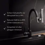 Hydrolife "Cascade" Wasserfilter für Wasserhahn – Starter Set