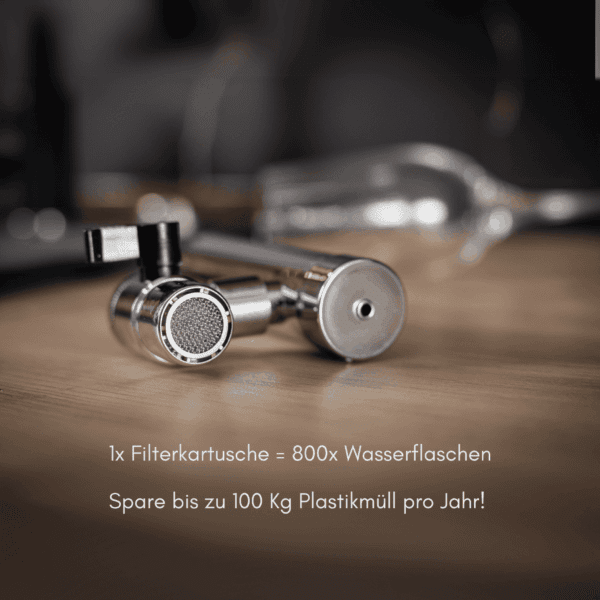 Hydrolife "Cascade" Wasserfilter für Wasserhahn – Starter Set