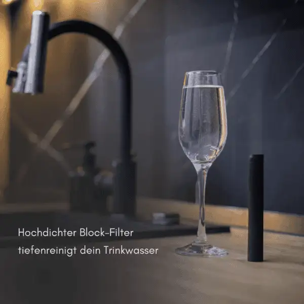 Hydrolife "Cascade" Wasserfilter für Wasserhahn – Starter Set