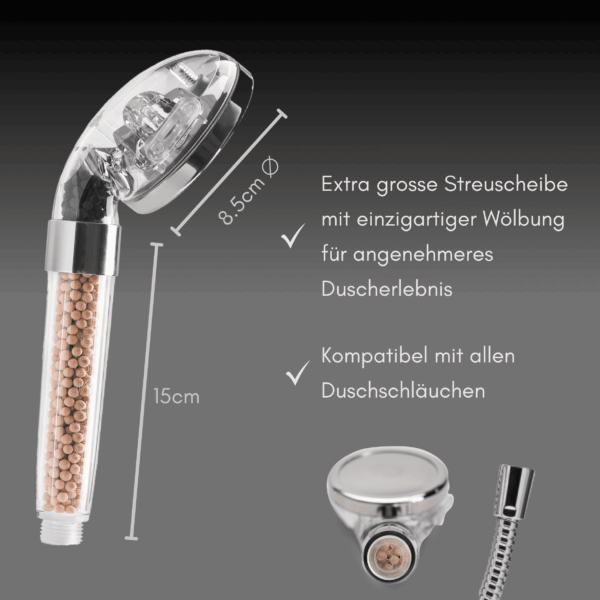 ZugSpitze Duschkopf Filter Brause - Starter-Set