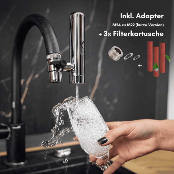 Hydrolife Cascade Wasserfilter für Armatur – Jahres Set