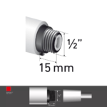 Hydrolife Küchenbrause 1/2“ für Wasserhahnfilter Cascade