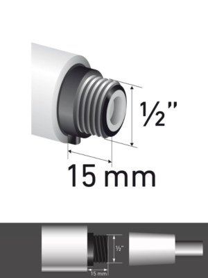 Küchenbrause 1/2 für Hydrolife Cascade