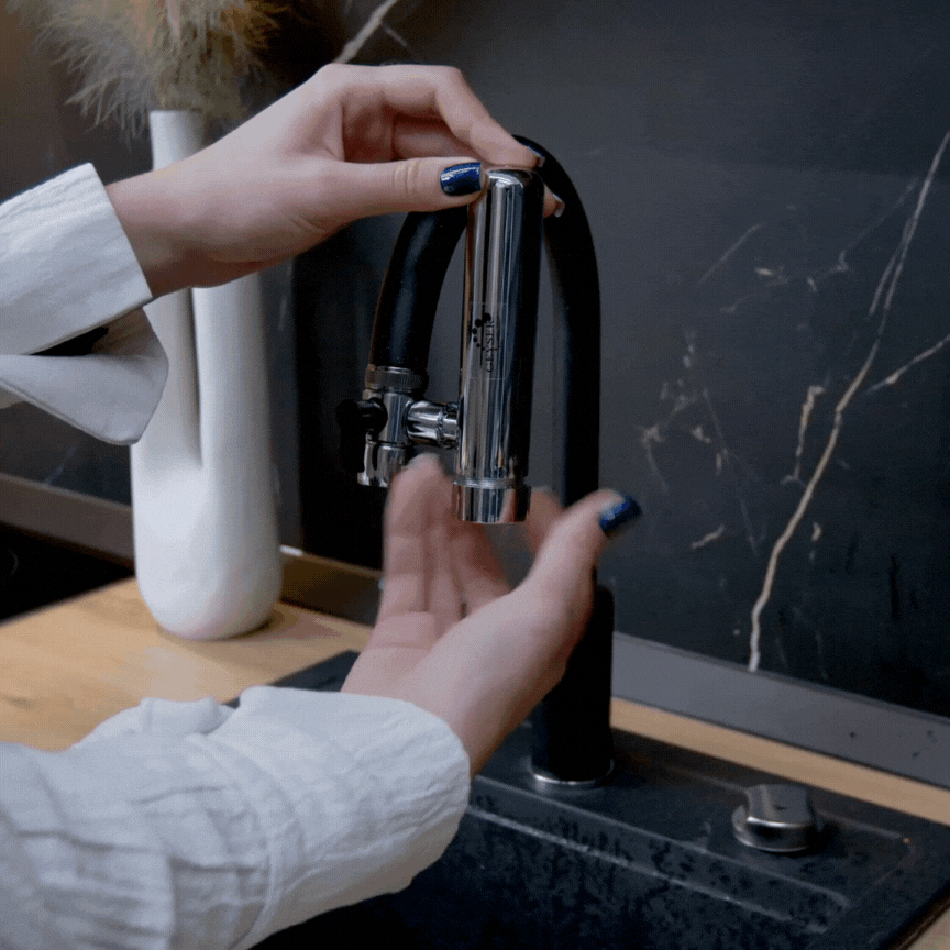 Hydrolife "Cascade" Wasserfilter für Wasserhahn – Starter Set