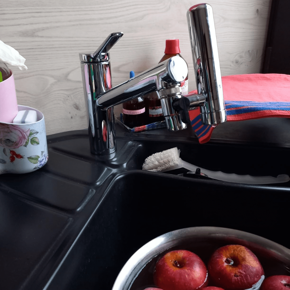 Hydrolife Cascade Wasserfilter montiert Zuhause