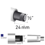 Hydrolife Küchenbrause KWC für Wasserhahnfilter Cascade