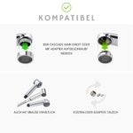 Hydrolife "Cascade" Wasserfilter für Wasserhahn – Starter Set