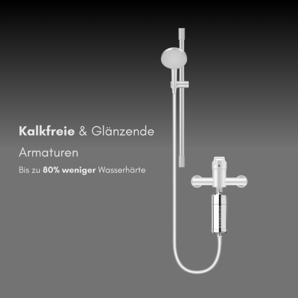 Hydrolife "Inline" Duschfilter - Starter-Set