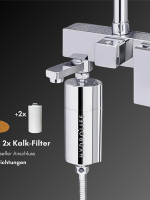 Hydrolife "Inline" Duschfilter - Jahres-Set