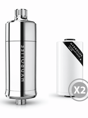 Hydrolife "Inline" Duschfilter - Jahres-Set